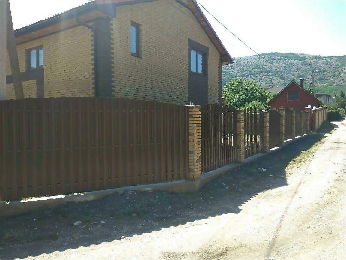 забор из штакетника 110м фото7 в Сыктывкаре
