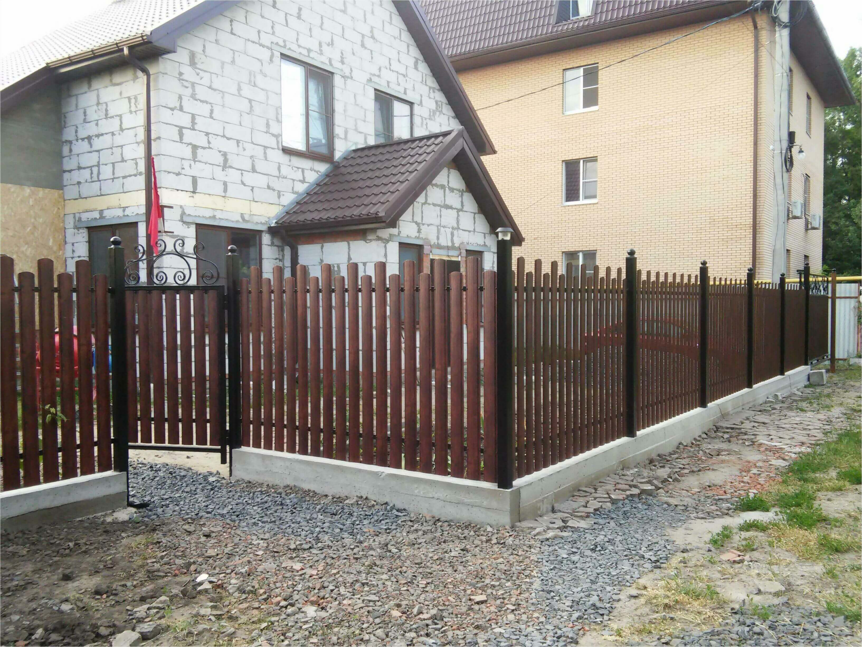 Забор из штакетника 90м фото5 в Сыктывкаре