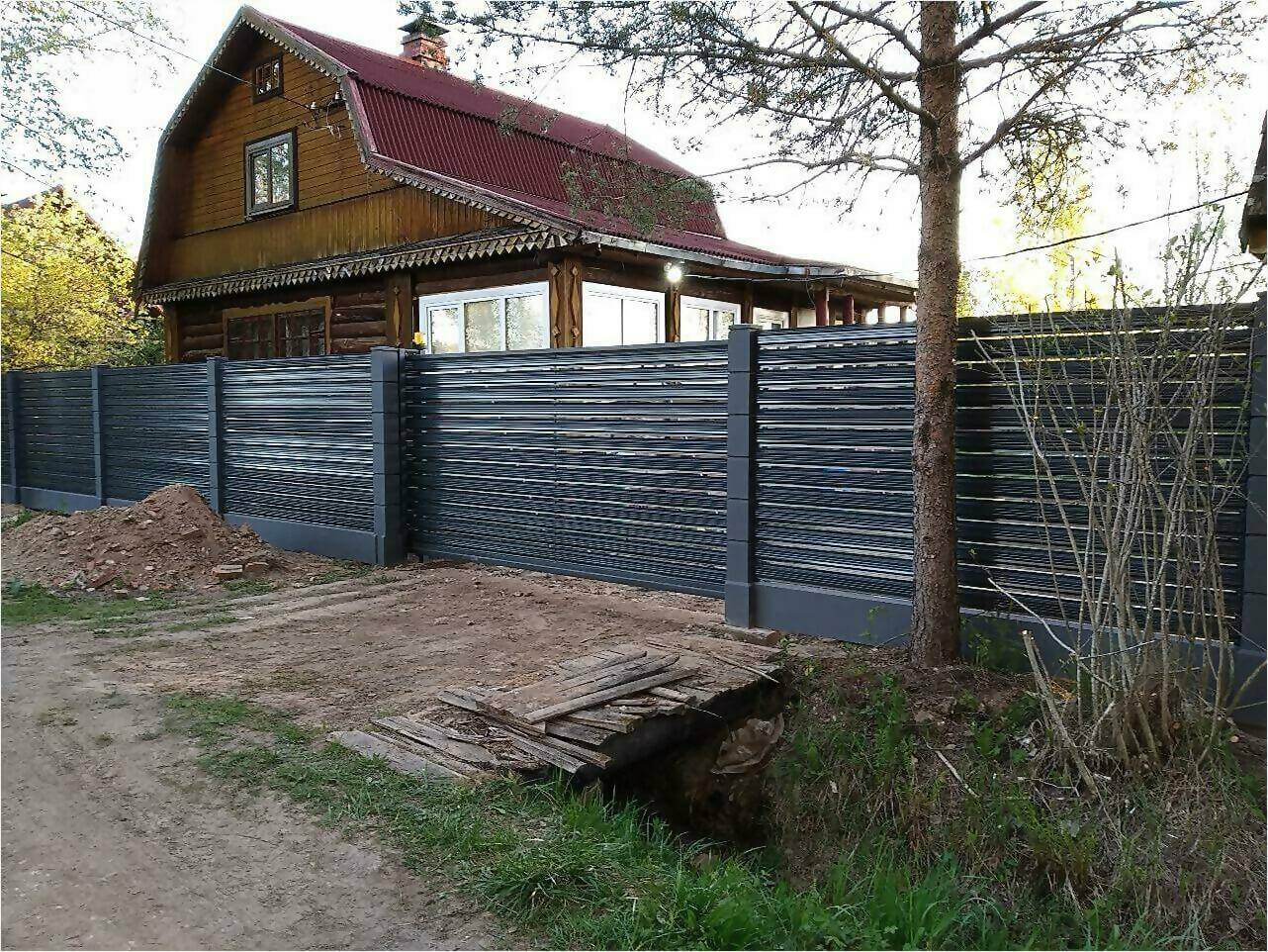 забор-ранчо из штакетника 75м фото4 в Сыктывкаре