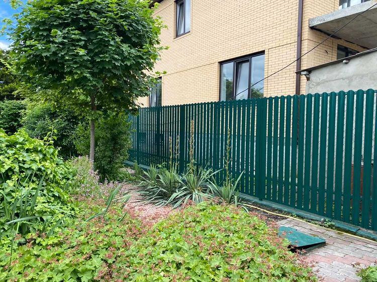 Забор из штакетника 60м Зеленый Мох фото1 в Сыктывкаре