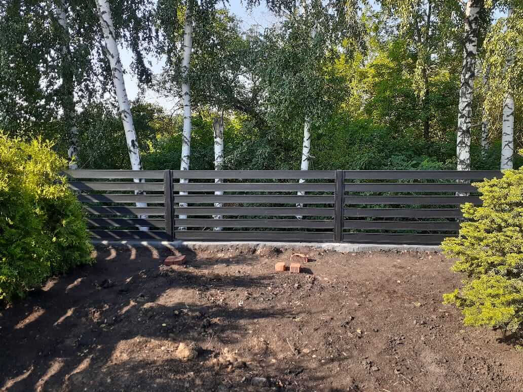 Забор-ранчо из металлопланкена 48м RAL9005 Черный МАТТЕ в Сыктывкаре