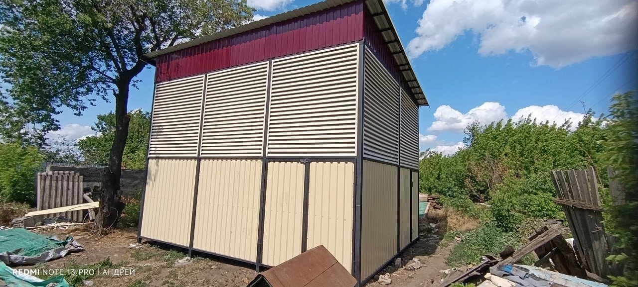 Сенник из ламелей еврожалюзи RAL1015 Слоновая Кость фото 2 в Сыктывкаре
