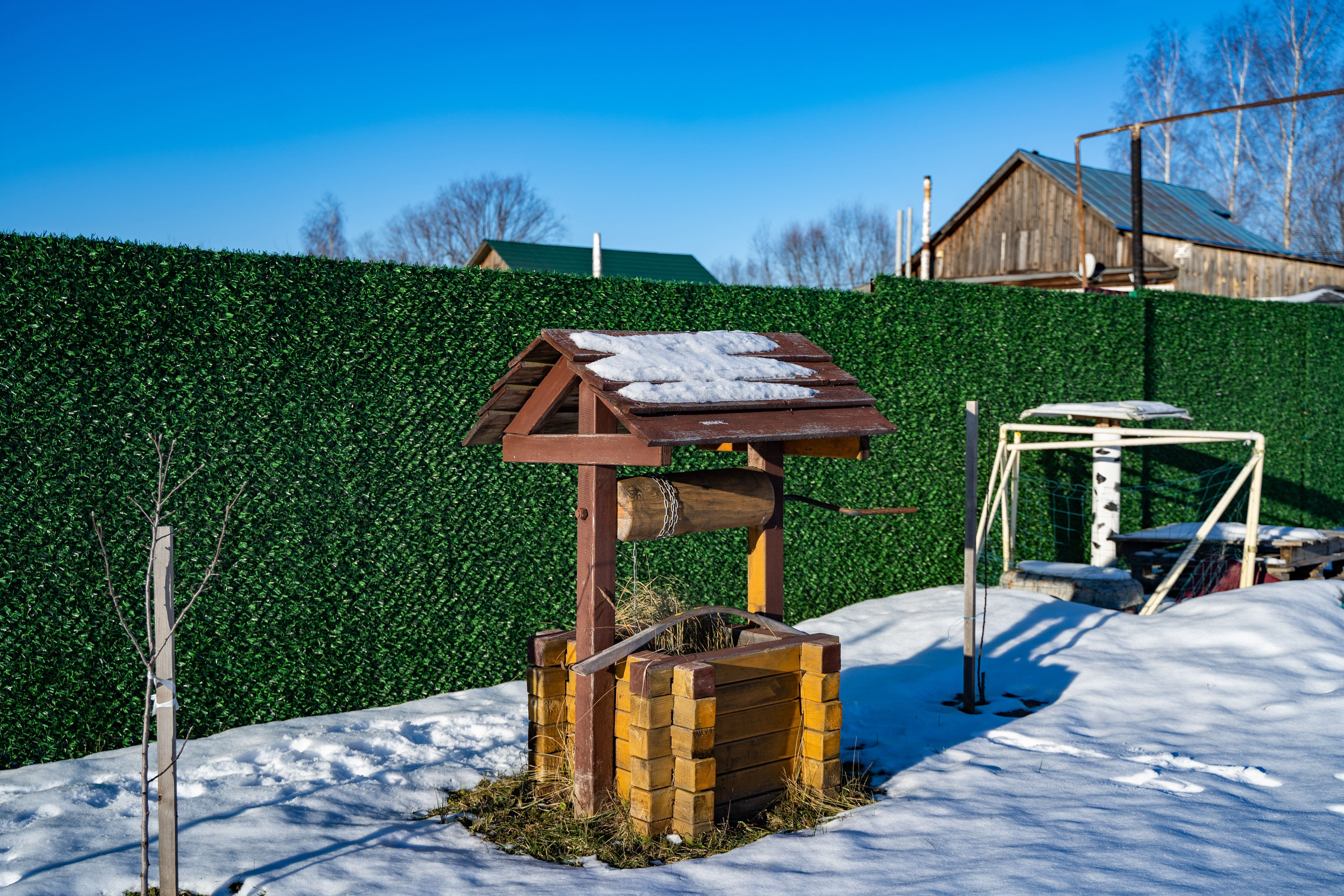 Вечнозеленый забор Grass Fence рулон 2м фото 7 в Сыктывкаре