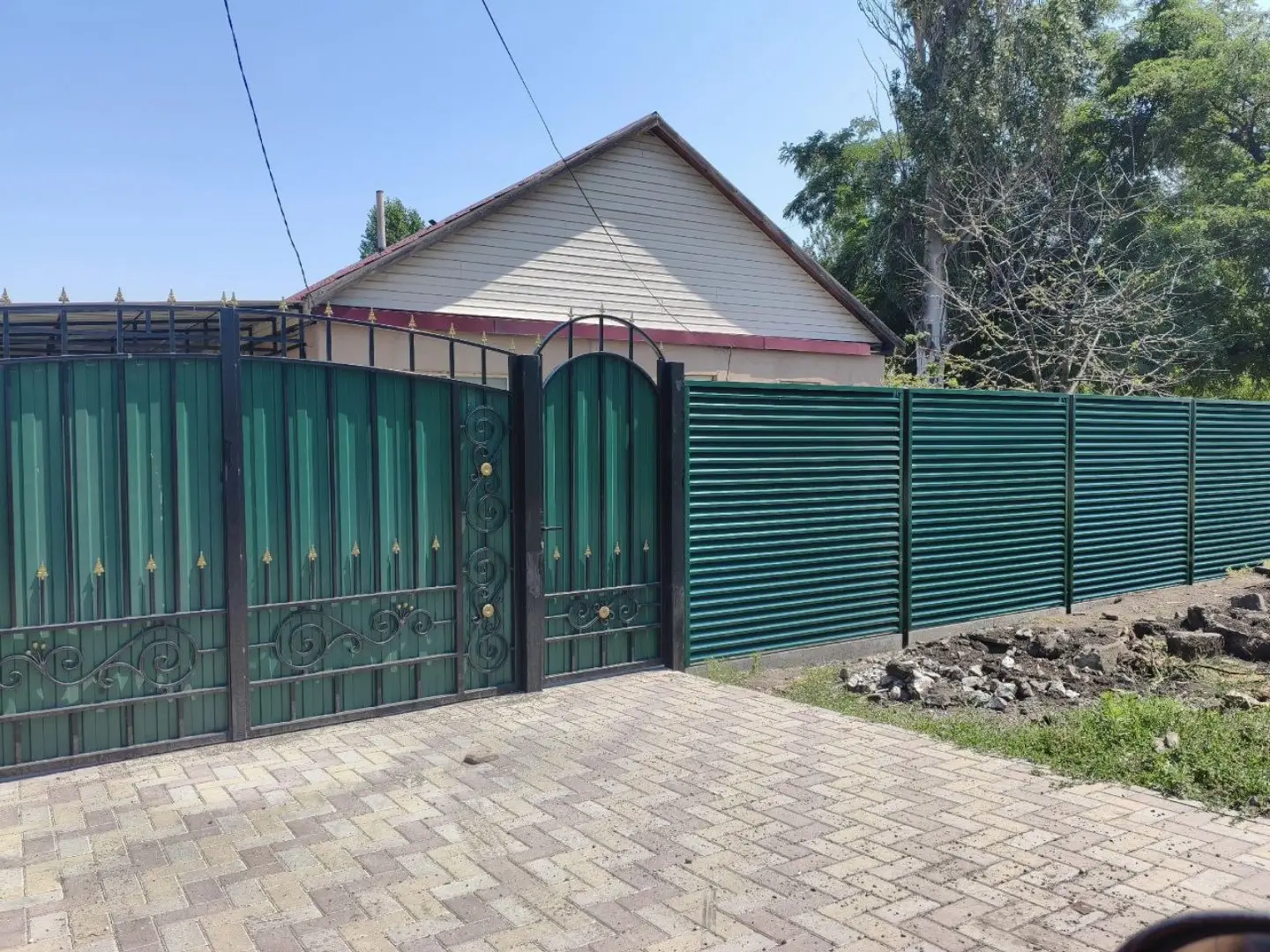 Забор-жалюзи из ламелей ЭКО-Z 24м RAL6005 Зеленый Мох в Сыктывкаре